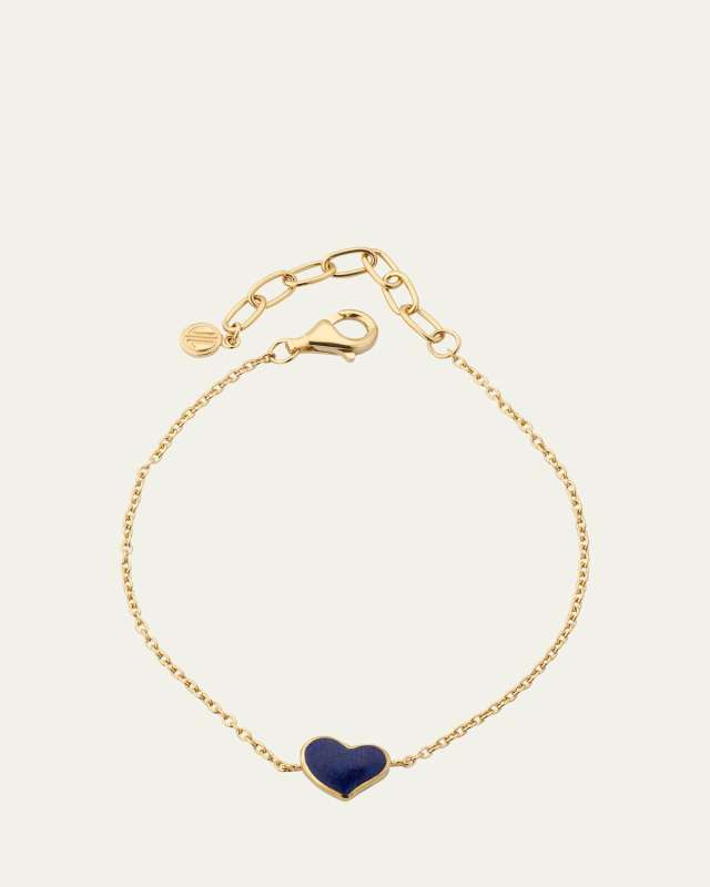 Gemstone Heart Bracelet